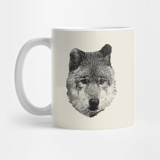 Wolf portrait Mug